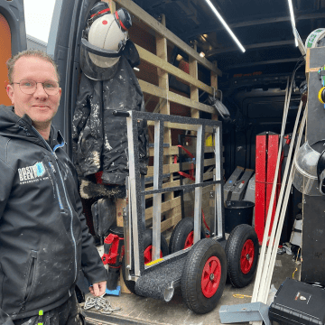 Glaskar Glaswagen Plattenwagen Glass Cart Urban 1