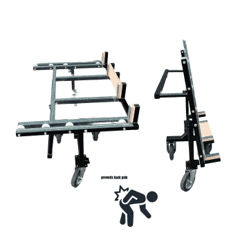 Transport van natuurstenen keukenbladen, composiet en andere zware platen